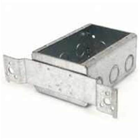 Raco Electrical Box, 47.8 cu in, Switch Box Type, 3 Gangs, Steel, Rectangular Shape 6638753